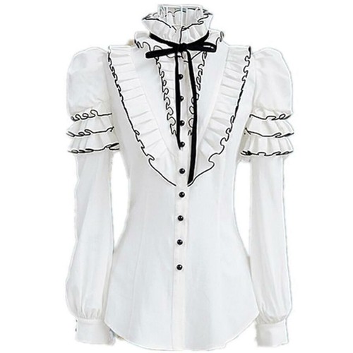 ruffle frill blouse